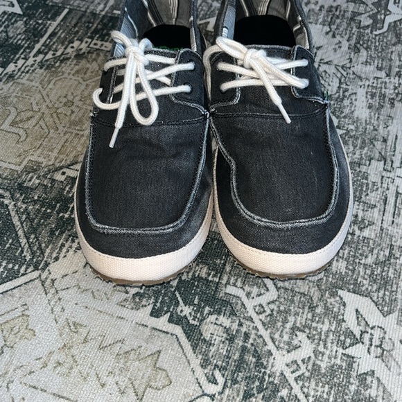 Sanuk Men's Admiral Boat Shoe size 12 - Picture 4 of 8